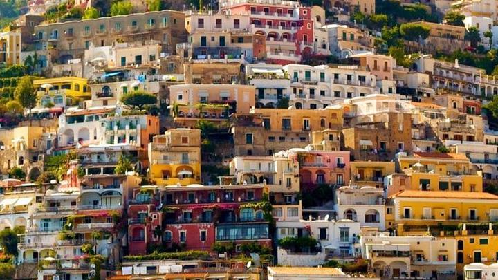 Tour de la Costa de Amalfi — Positano vista desde el mar