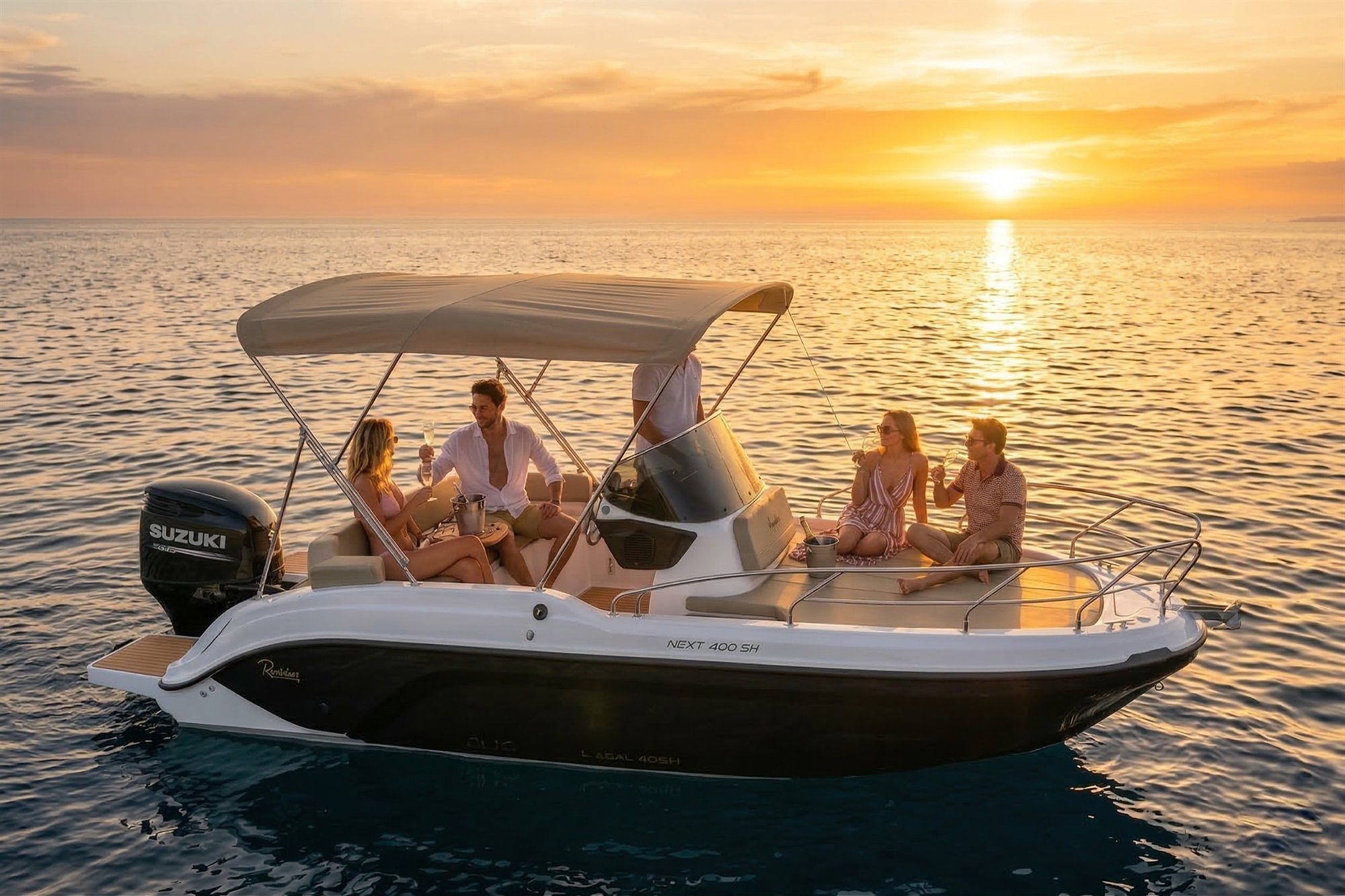 Sunset Tour — private boat on the Capri coast